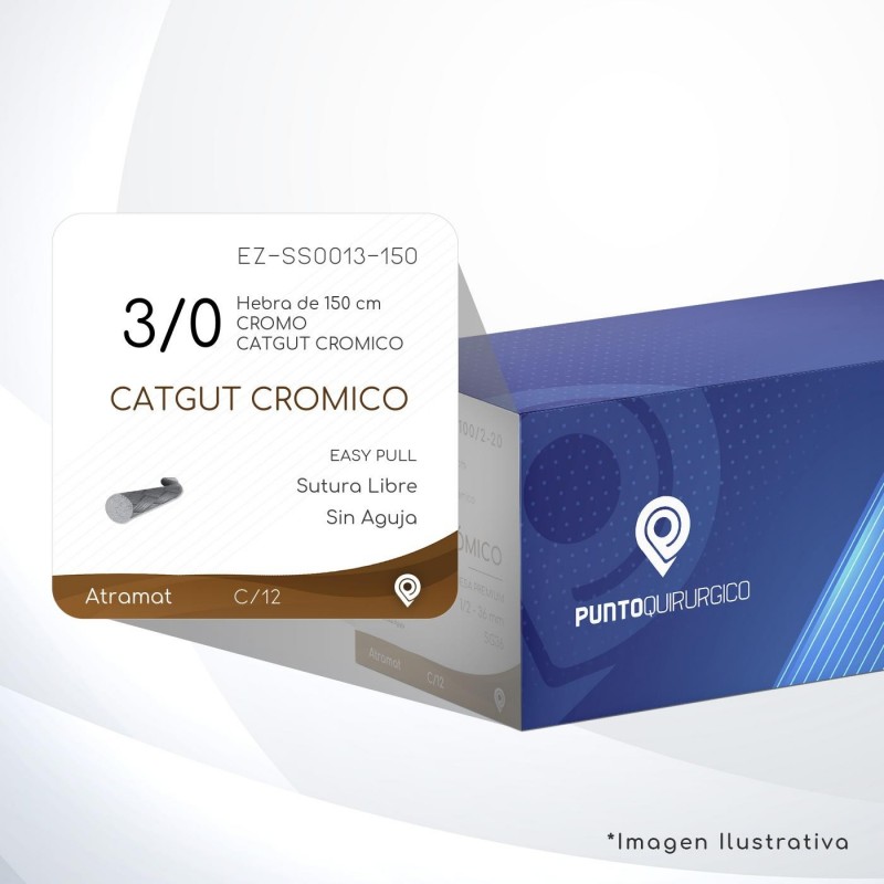 EZ-SS0013-150 3/0 Aguja   EASPULL S/A Hebra de 150 cm Cirugía General