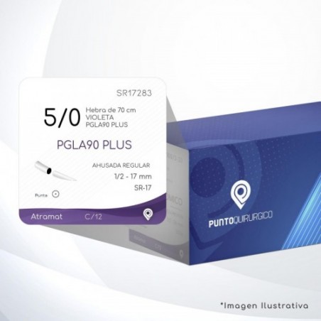 SR17283 5/0 Aguja 1/2 - 17