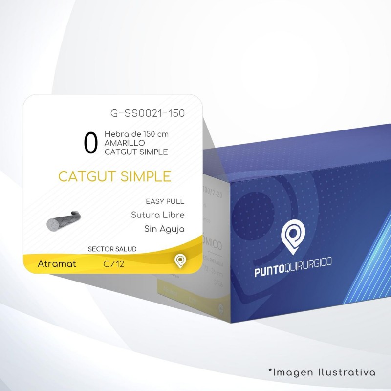 G-SS0021-150 0 Aguja   EASPULL  S/A Hebra de 150 cm Cirugía General C/12