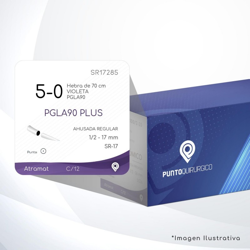 SR17285 5/0 Aguja 1/2 - 17