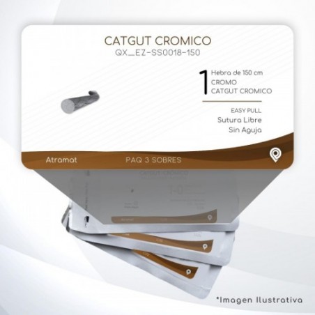 EZ-SS0018-150 1 Aguja   EASPULL S/A Hebra de 150 cm Cirugía General