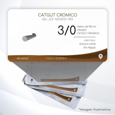 EZ-SS0013-150 3/0 Aguja   EASPULL S/A Hebra de 150 cm Cirugía General