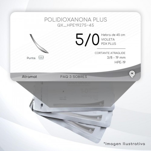 HPE19275-45 5/0 Aguja 3/8 - 19