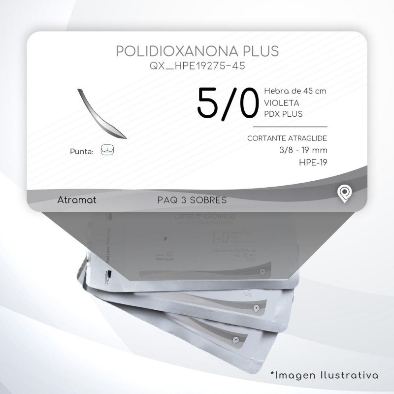 HPE19275-45 5/0 Aguja 3/8 - 19