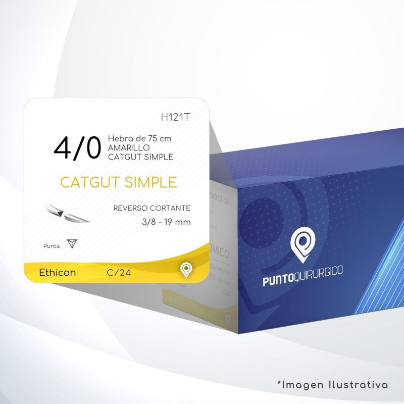 H121T 4/0 Aguja 3/8 - 19