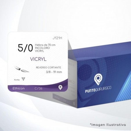 J121H 5/0 Aguja 3/8 - 19