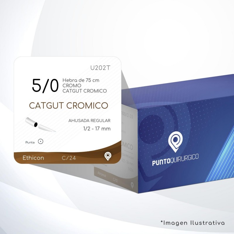 U202T 5/0 Aguja 1/2 - 17